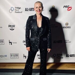 Express Black Shimmering Blazer Jacket